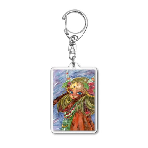 流星の巫女アクキー Acrylic Key Chain