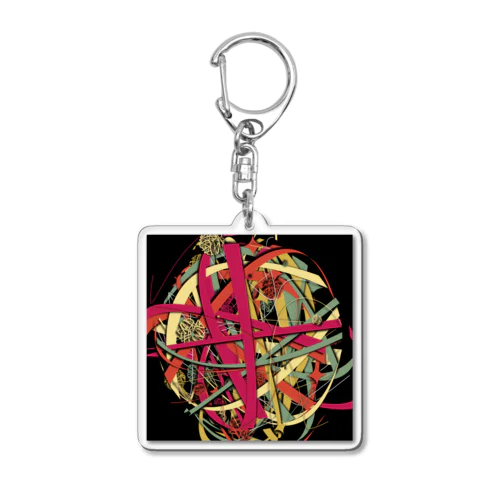 RIBBON SPHERE Acrylic Key Chain