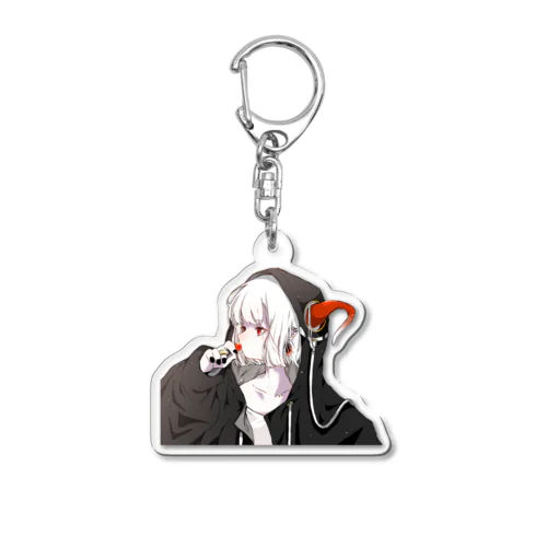 可惜夜 白 Acrylic Key Chain