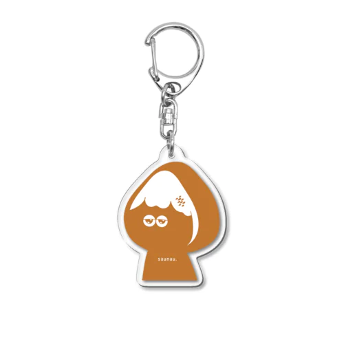 saunau.orange Acrylic Key Chain