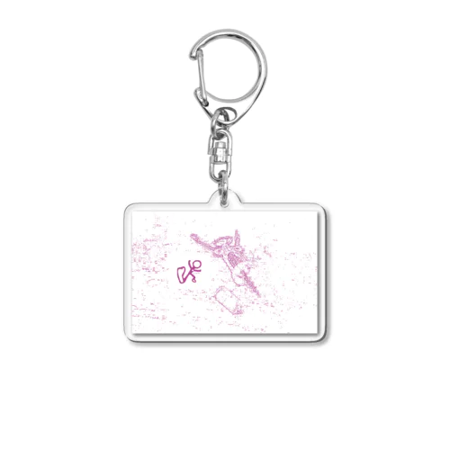 RunPenParis No.63 Acrylic Key Chain