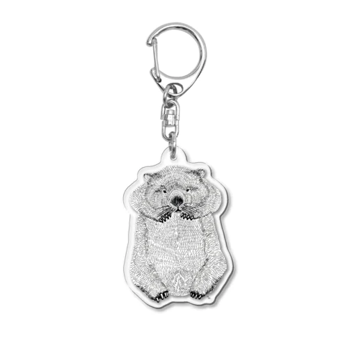 wombat Acrylic Key Chain