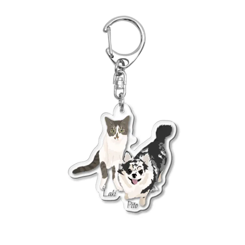 ラキ、ピト Acrylic Key Chain