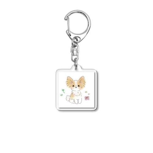 パピヨンちゃん♡ Acrylic Key Chain