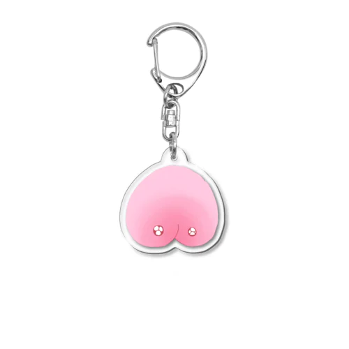 ナチュラルおしりもも Acrylic Key Chain