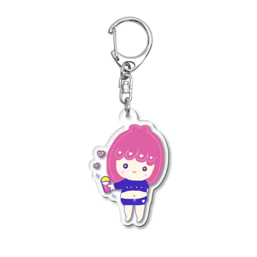 プロテイン女子（ロゴなし） Acrylic Key Chain