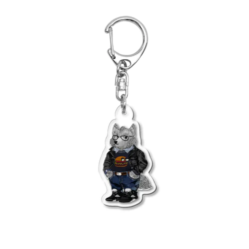 ウルフハンバーガー Acrylic Key Chain