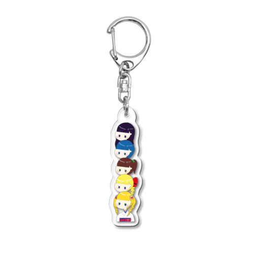 着物ガールズ Acrylic Key Chain