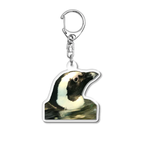 右向きペンギン Acrylic Key Chain