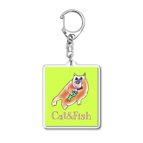 にゃん太 Acrylic Key Chain