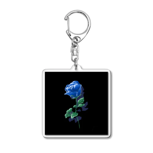 Blue Rose**青い薔薇 Acrylic Key Chain