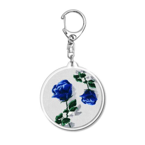 Blue Rose**青い薔薇 Acrylic Key Chain