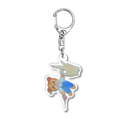カフェモぐま Acrylic Key Chain