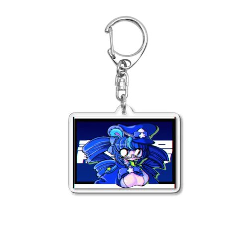 青色一号 Acrylic Key Chain