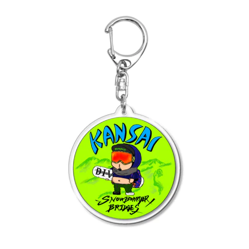 KANSAI SNOWBORDS Acrylic Key Chain