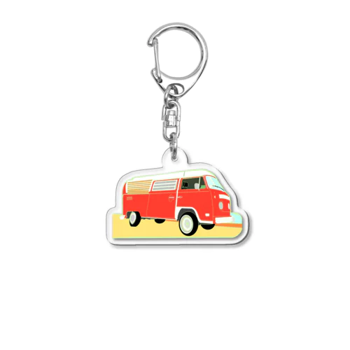 Wagen natural Acrylic Key Chain