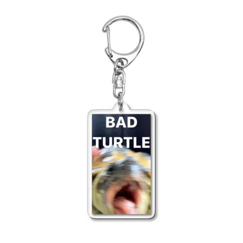 BAD TURTLE Acrylic Key Chain