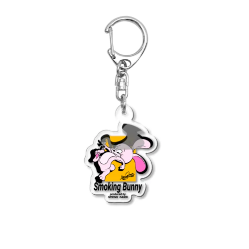 スモーキングバニーくん Acrylic Key Chain