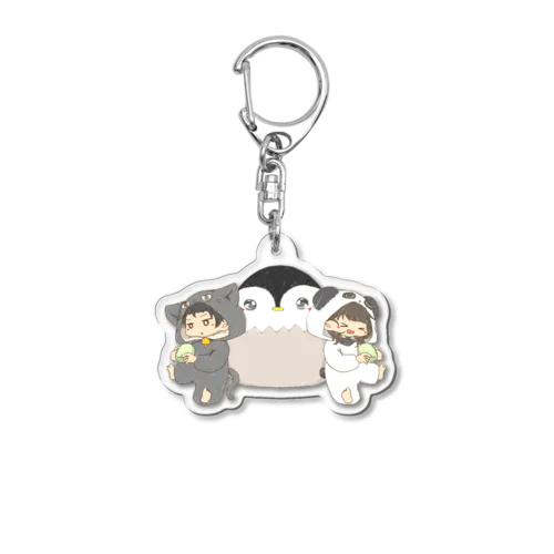 君とぽかぽかティータイム Acrylic Key Chain