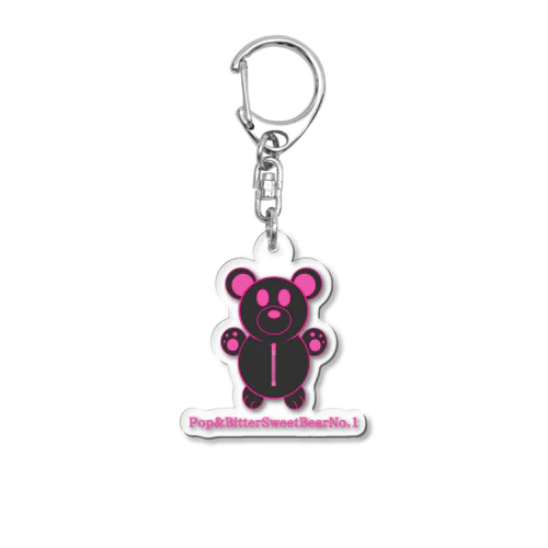 Pop & Bitter Sweet Bear No.1 Acrylic Key Chain