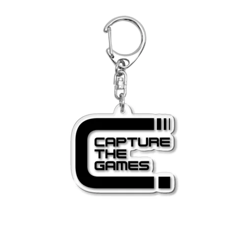 「CAPTURE THE GAMES」 OFFICIAL LOGO Acrylic Key Chain