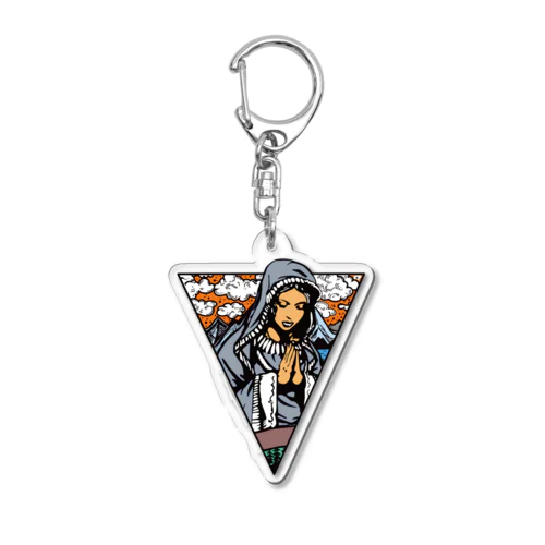 maria Acrylic Key Chain