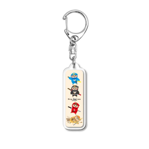 スズメ忍法帖 Acrylic Key Chain