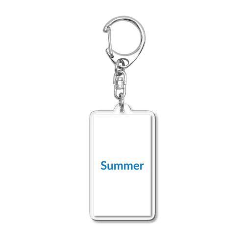 Summer Acrylic Key Chain