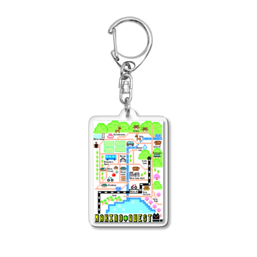 マキノクエスト Acrylic Key Chain