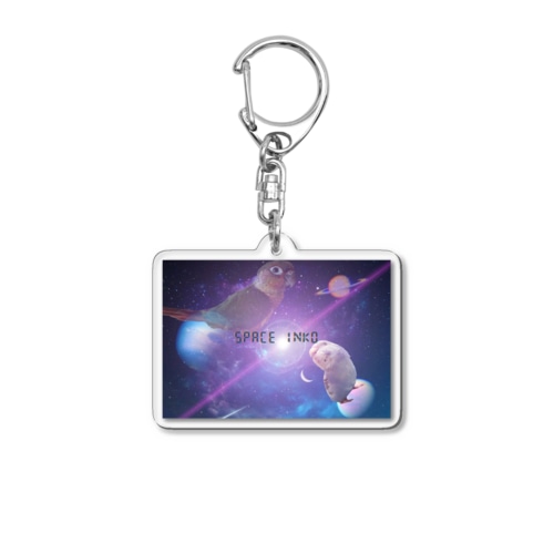space inko Acrylic Key Chain