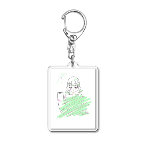 ポイットナゲテシマイマショウ Acrylic Key Chain