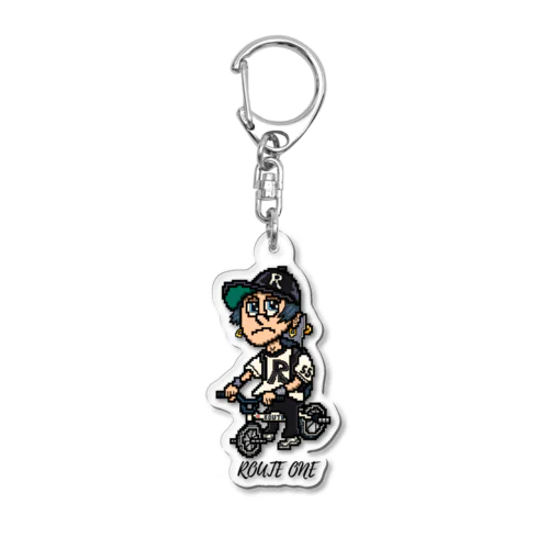 ROUTE ONE 16 Acrylic Key Chain