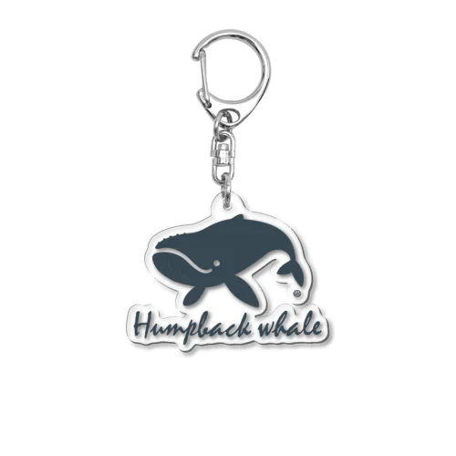 Humpback whale22 Acrylic Key Chain