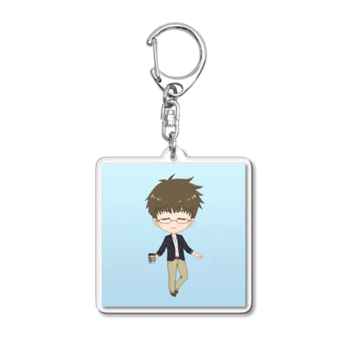 もりへー Acrylic Key Chain