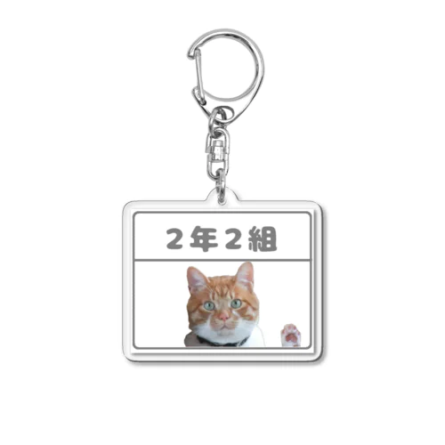 ひょっこりゼッケン Acrylic Key Chain