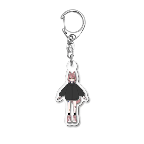 私服つよい Acrylic Key Chain