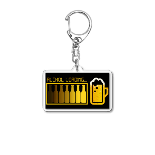 ALCHOL LOADING... Acrylic Key Chain