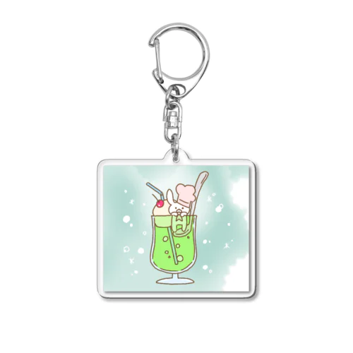 くいしんぼうのうさぎさん Acrylic Key Chain