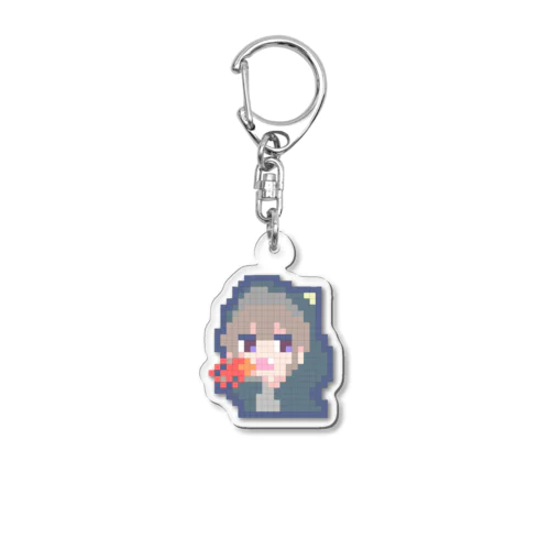 恐竜のおにゃのこ Acrylic Key Chain