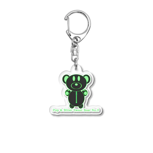 Pop & Bitter Sweet Bear No.2 Acrylic Key Chain