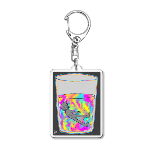 タイトルなし(はち) Acrylic Key Chain