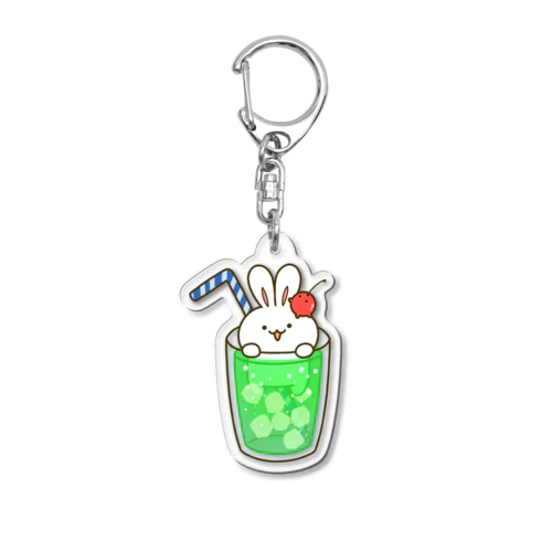 うさメロンソーダ Acrylic Key Chain