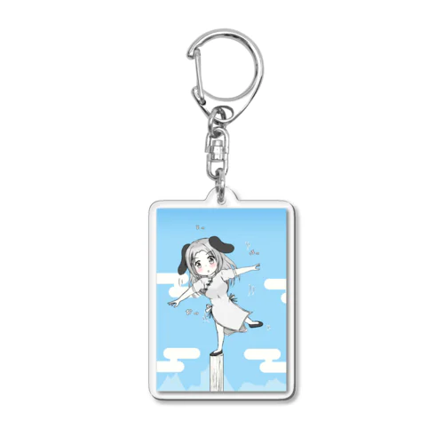 れあにゃん Acrylic Key Chain