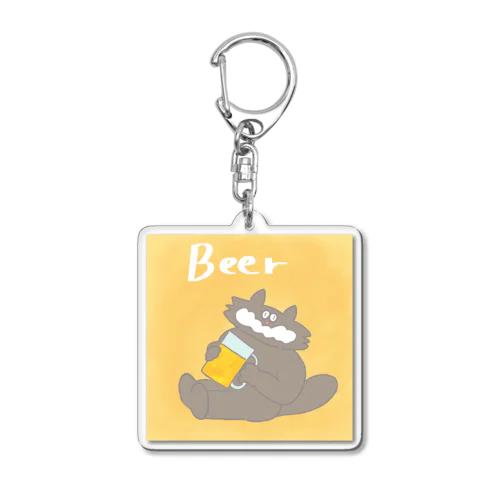 ビール Acrylic Key Chain