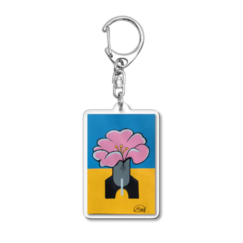 Bomb flower Acrylic Key Chain