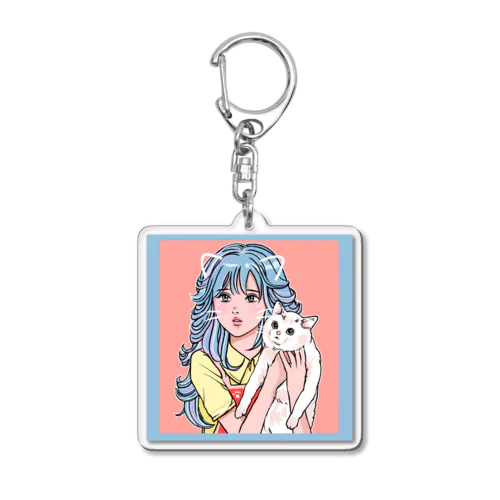 にゃんこちゃん Acrylic Key Chain