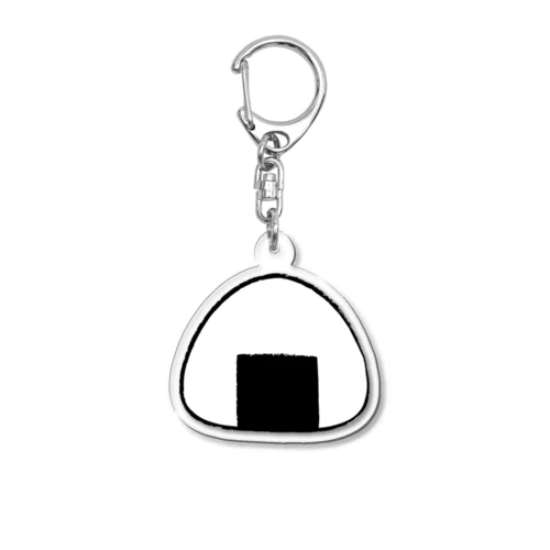 シンプルおにぎり Acrylic Key Chain