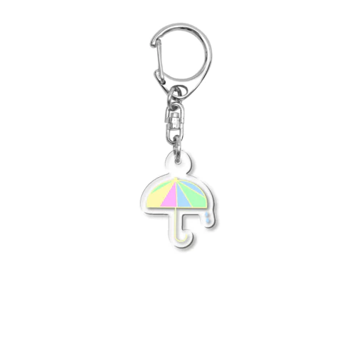 カラフル雨傘 Acrylic Key Chain