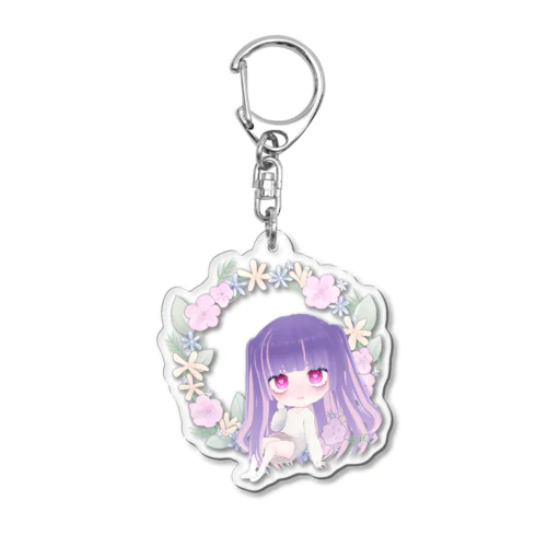 鈴子らん 春爛漫【メンヘラVTuber】 Acrylic Key Chain