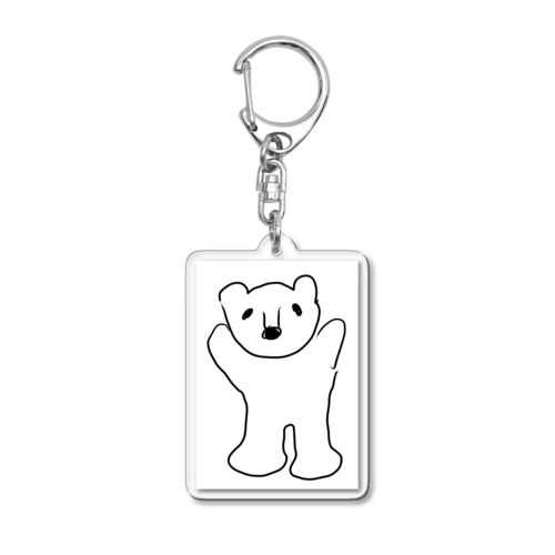 くまクマ Acrylic Key Chain